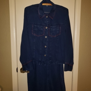 CYNTHIA MAX‎ Relax demin jacket/top skirt suit